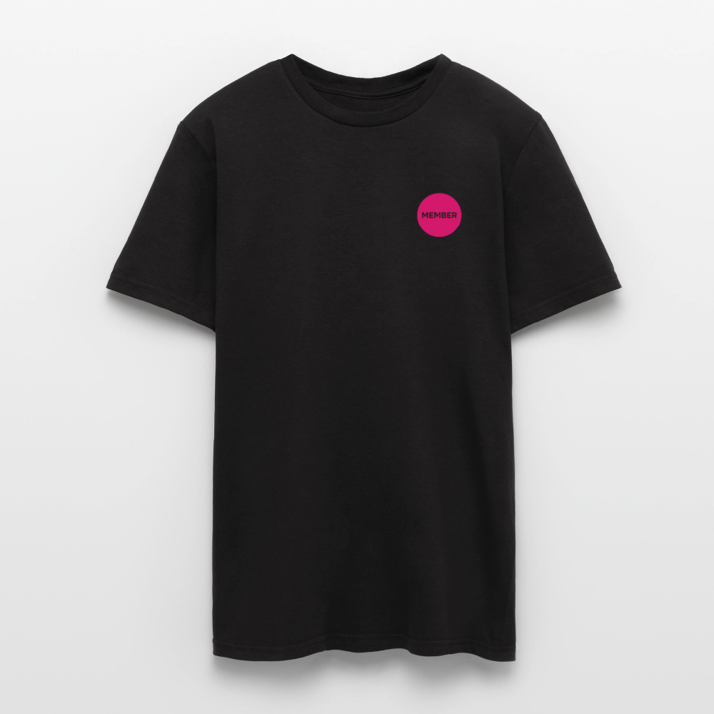No Colon Club Unisex T-Shirt - Black/Pink - black