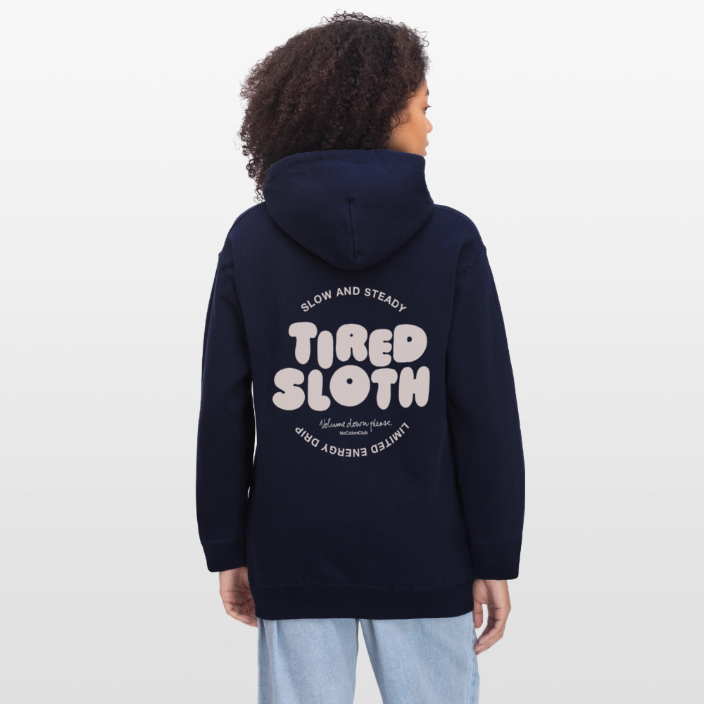 Tired Sloth Softstyle® Midweight Hoodie - navy