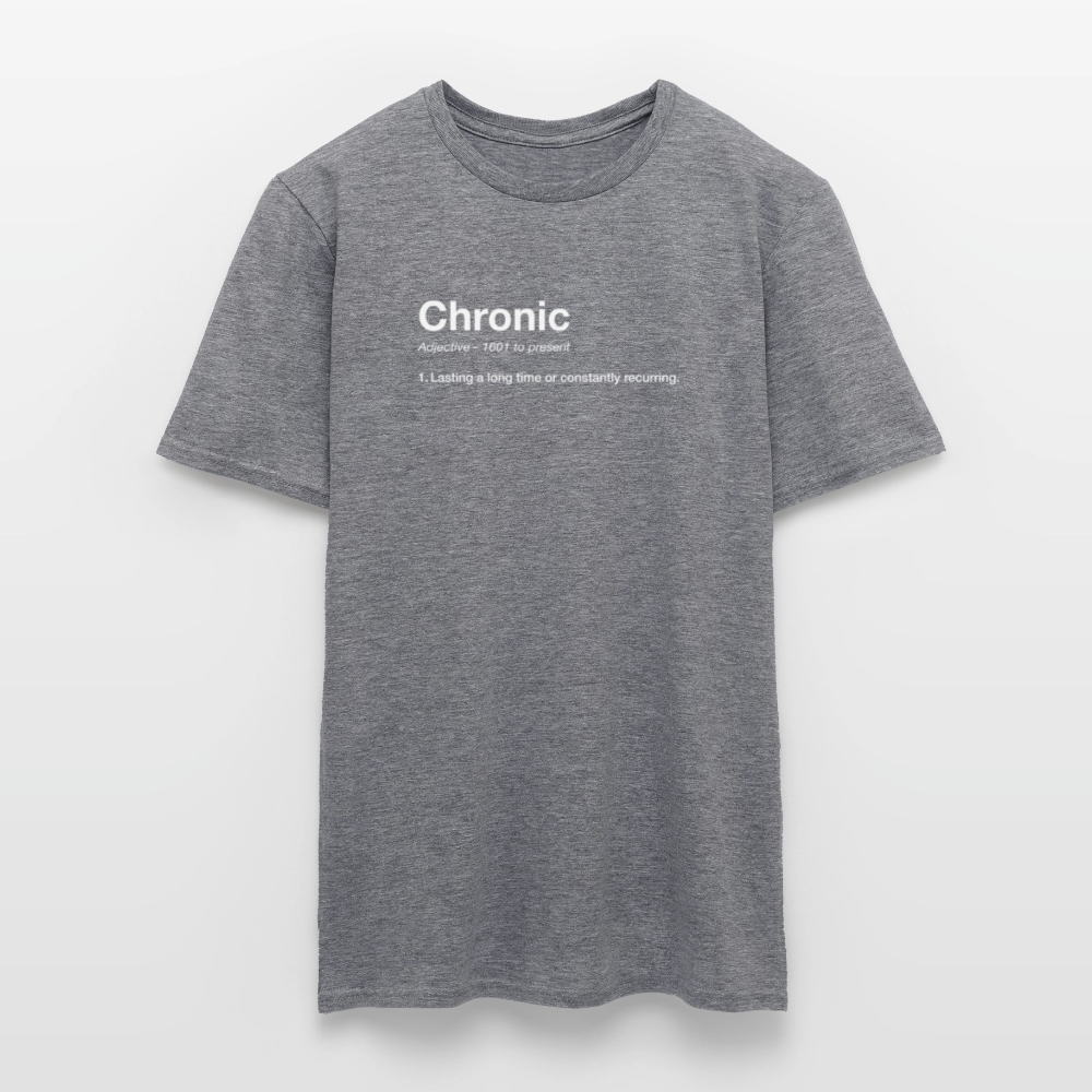 Chronic Definition Unisex T-Shirt - graphite heather