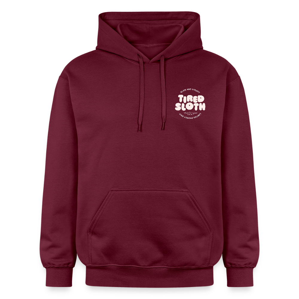 Tired Sloth Softstyle® Midweight Hoodie - maroon