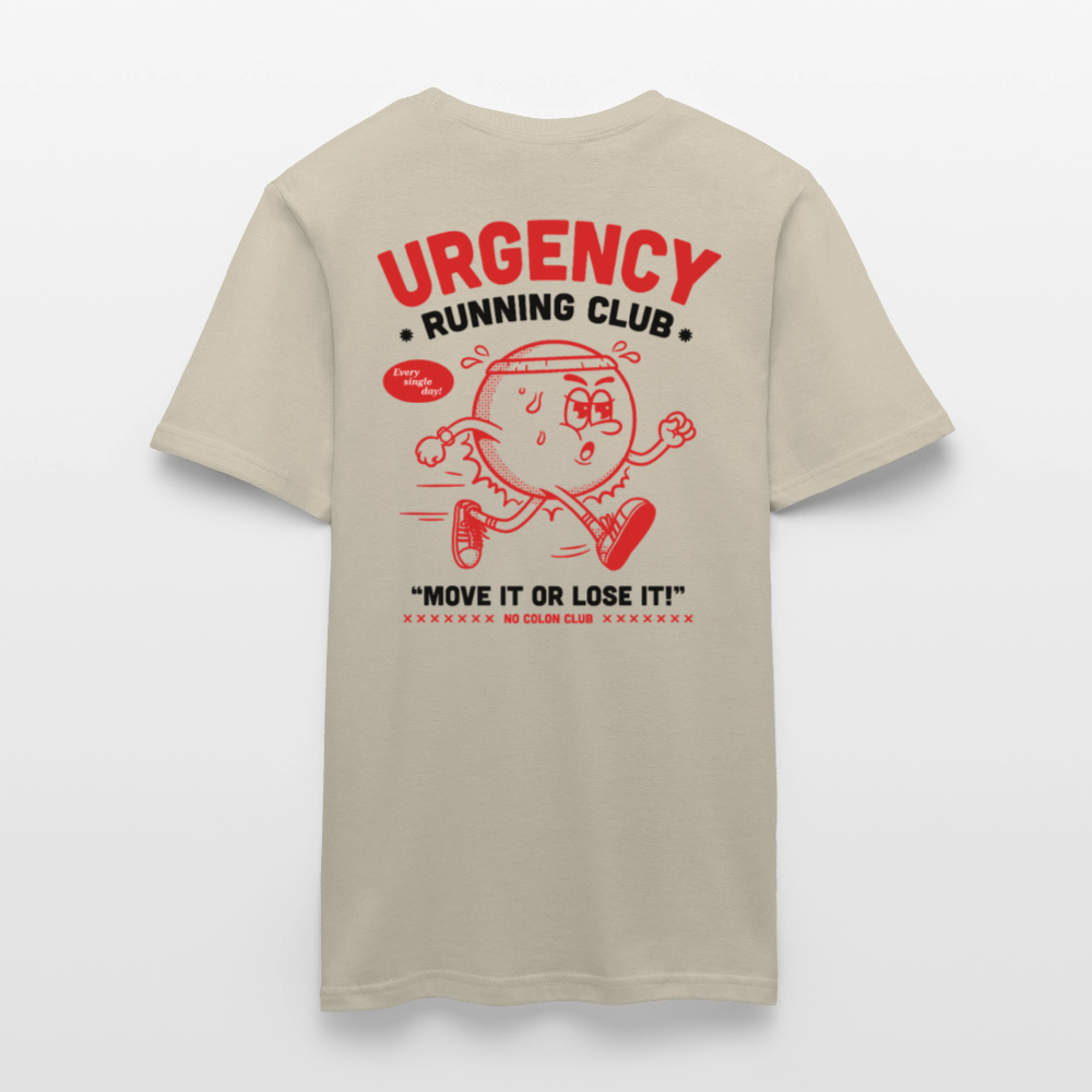 Urgency Running Club - Sand/Red/Black - sand beige