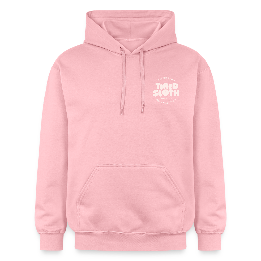 Tired Sloth Softstyle® Midweight Hoodie - light pink