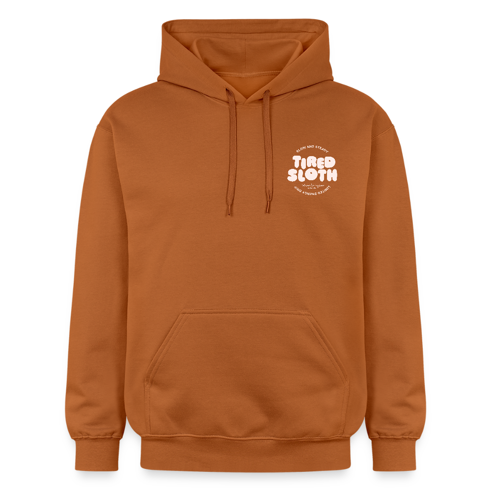 Tired Sloth Softstyle® Midweight Hoodie - Athletic Orange