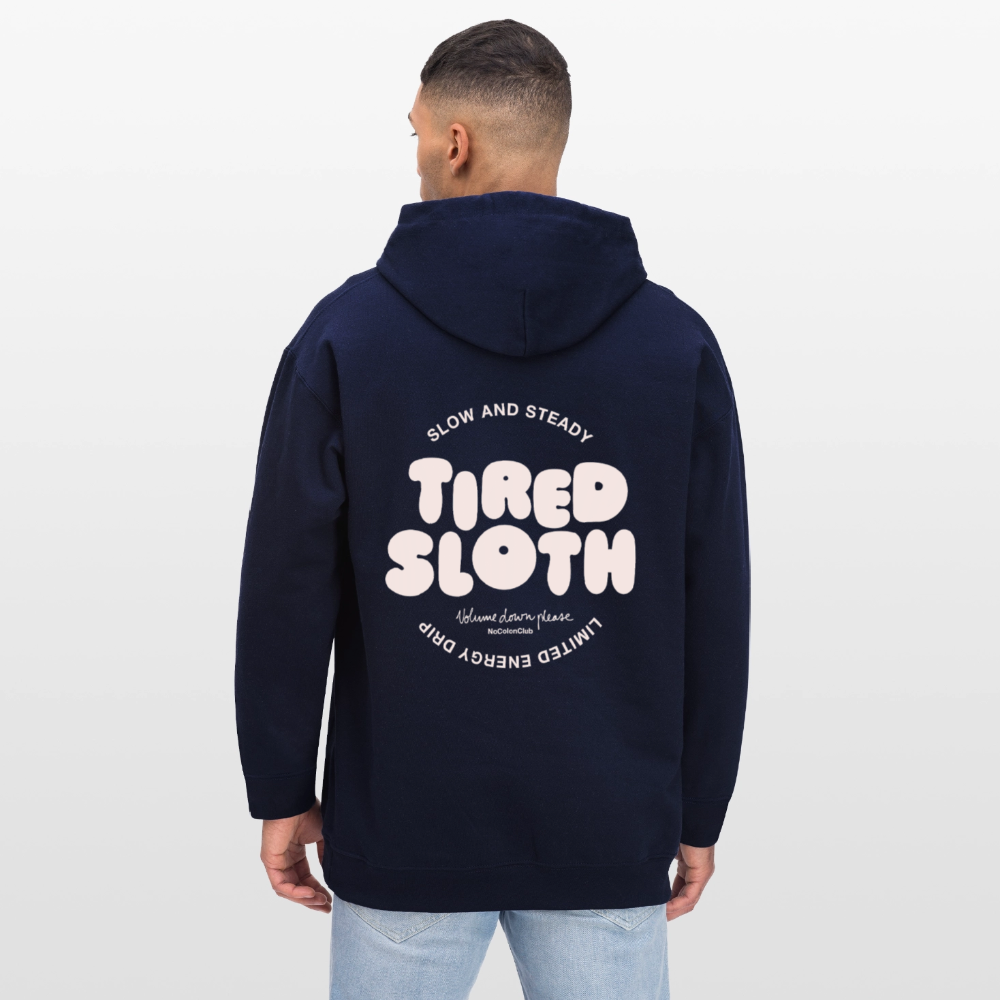 Tired Sloth Softstyle® Midweight Hoodie - navy