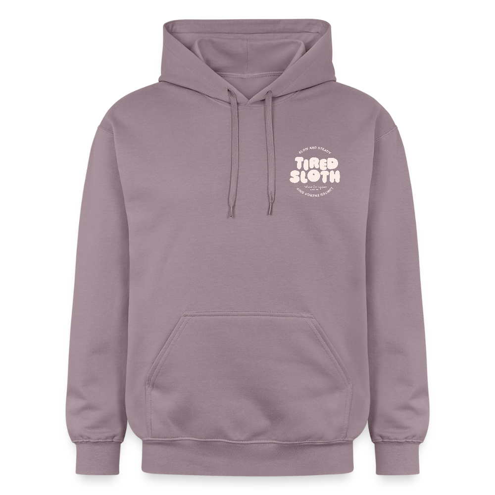 Tired Sloth Softstyle® Midweight Hoodie - purple-grey 