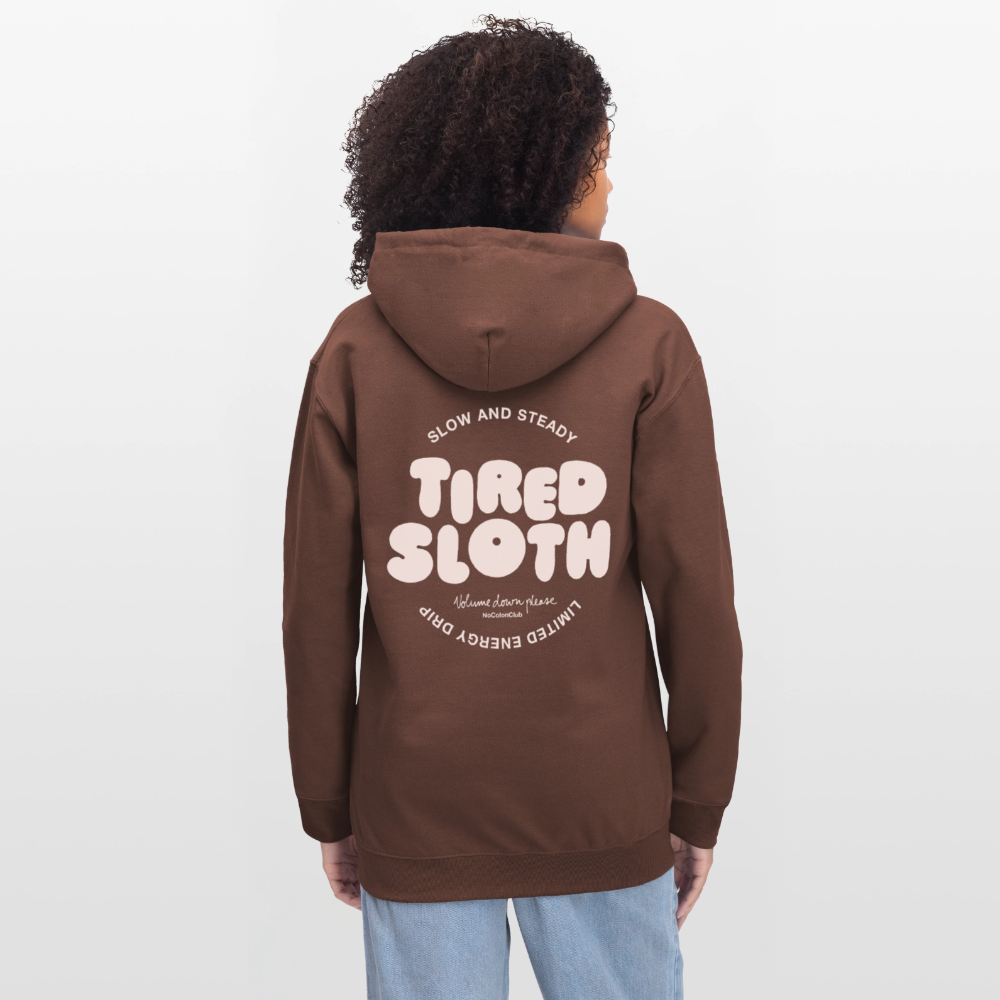 Tired Sloth Softstyle® Midweight Hoodie - cocoa