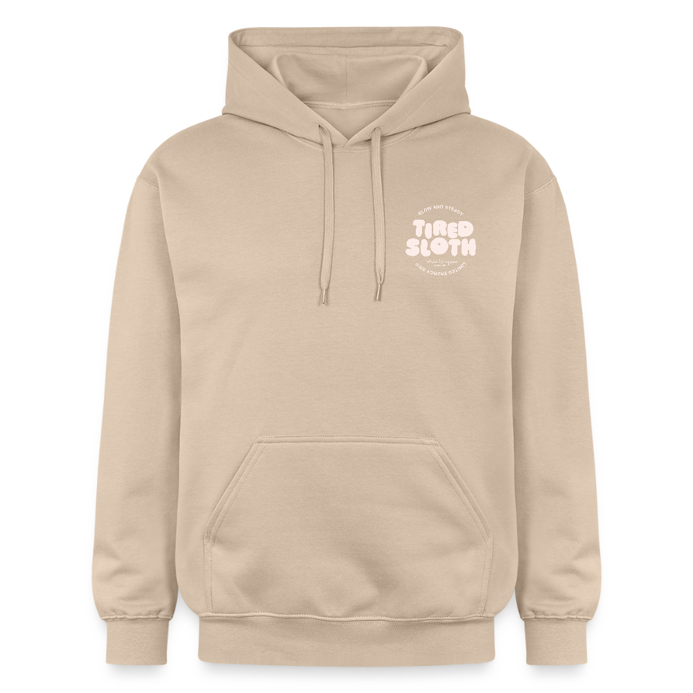 Tired Sloth Softstyle® Midweight Hoodie - sand