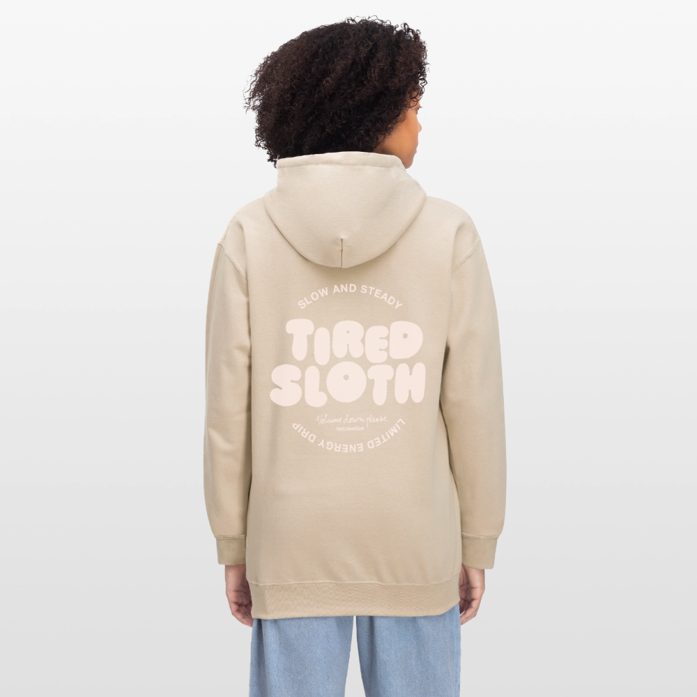 Tired Sloth Softstyle® Midweight Hoodie - sand
